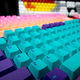 A kit-built sandwich keyboard with purple aluminum top plays the perfect host to GMK’s Skeletor set.